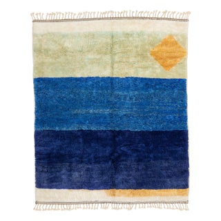 Hand-Knotted Wool Premium Rug by Azele Studio For Sale