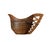 Rustic European Antique Hand Carved Yugoslavian Folk Art Wood / Treen Wedding Cup / Vessel For Sale - Image 3 of 4