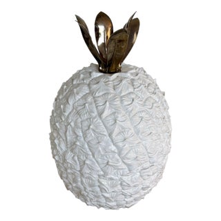 Vintage Freddotherm Pineapple Ice Bucket With Tongs For Sale