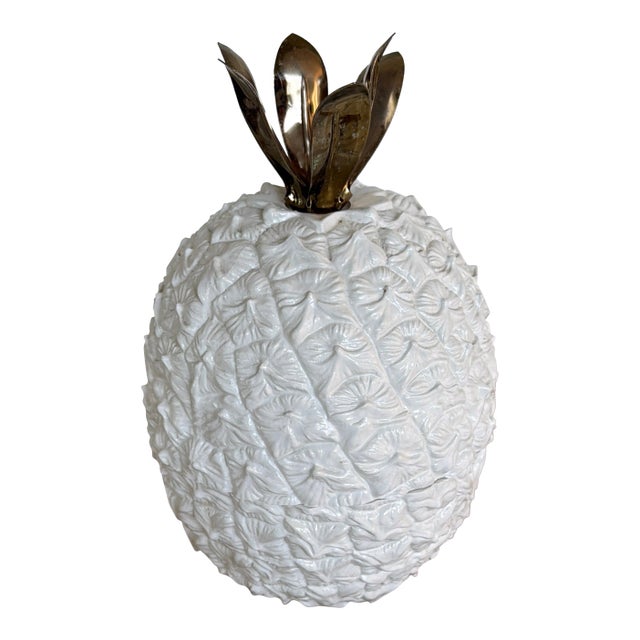 Vintage Freddotherm Pineapple Ice Bucket With Tongs For Sale