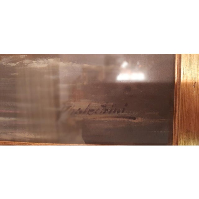 Palestrini, Winter Landscape, 1970, Oil on Canvas, Framed For Sale - Image 3 of 12