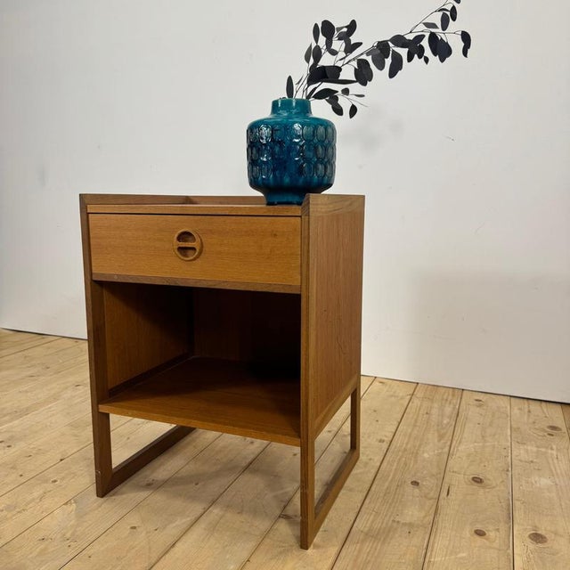 Night Bedside Table by Arne Wahl Iversen for Möbel-Ikea, 1960 For Sale - Image 10 of 10