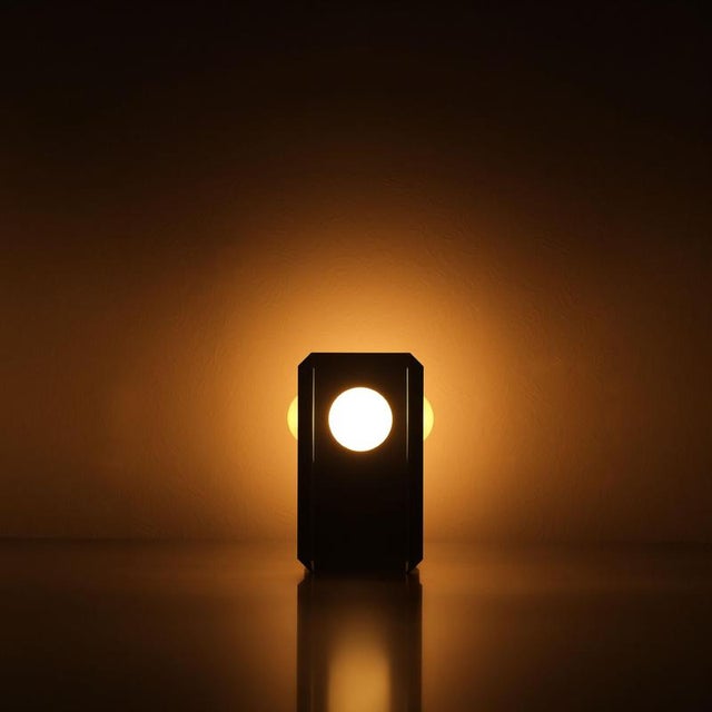 Gold Orbital Array Aluminium Table Lamp by Bureau of Entropy For Sale - Image 8 of 10