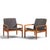 Mid-Century Modern Hans Olsen for Juul Kristensen Model 519 Mid Century Danish Teak and Cane Chairs - Pair For Sale - Image 3 of 13