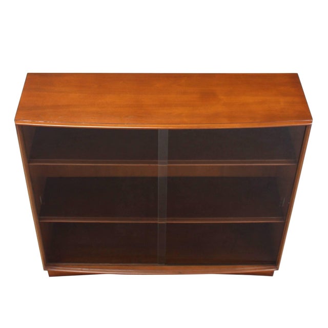 Widdicomb Gibbings for Widdicomb Bookcase with Glass Sliding Doors Mid Century For Sale - Image 4 of 8