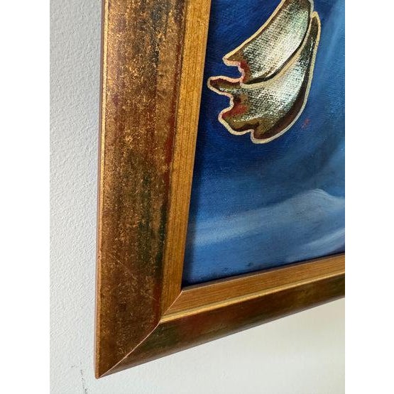 Abstract Expressionist Painting Signed “David” For Sale - Image 4 of 5