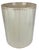 Ivory Vintage Stiffel Ivory Silk Barrel Lampshade, Original Cellophane 18.75 X 14.75 For Sale - Image 8 of 10