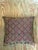 Tribal Vintage Monumental Kilim Throw Pillow For Sale - Image 3 of 17