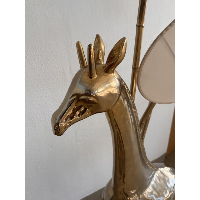 Brass 3-Light Giraffe Floor Lamp attributed to Antonio Pavia, 1970s For Sale - Image 17 of 18