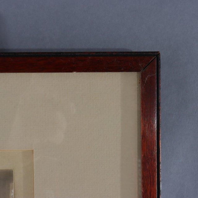 1900 - 1909 Antique Wallace Nutting Print “The Spinnet Corner”, Signed & Framed, C1900 For Sale - Image 5 of 12