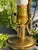 Wood Frederick Cooper Vintage Dark Blue Floral Lamp For Sale - Image 7 of 10
