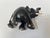 Antique Hand Carved Anglo-Indian Elephant Sculpture, Ebonized Wood For Sale - Image 9 of 14