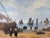 Gérard Roux / Rouxe, Beach Scene in Normandy, 1960s, Oil on Panel, Framed For Sale - Image 8 of 14