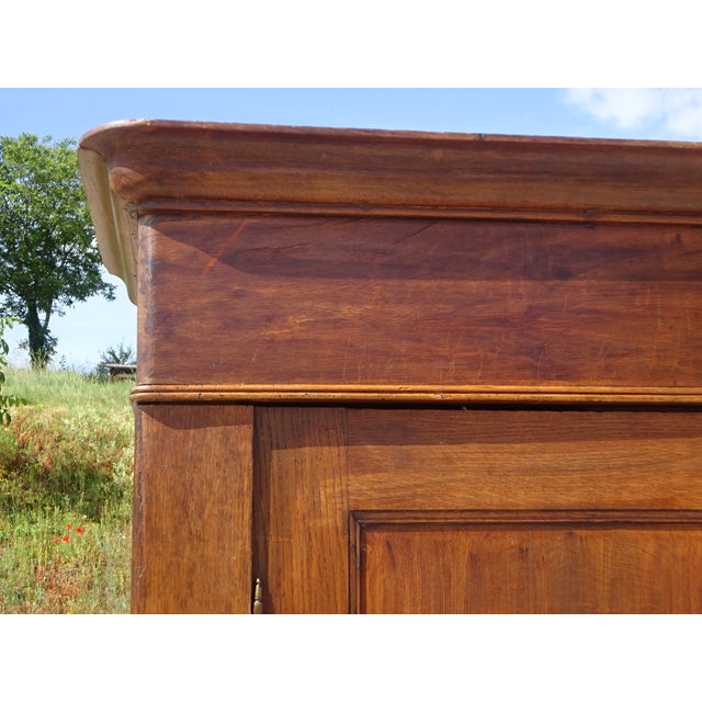 Large Parisian Oak Wardrobe For Sale - Image 4 of 18