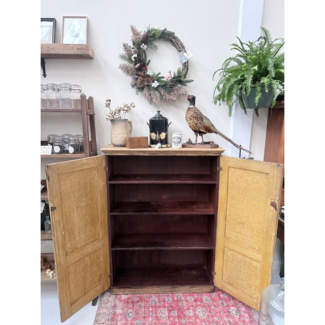 Antique Grain Painted Jelly Cupboard For Sale - Image 10 of 10