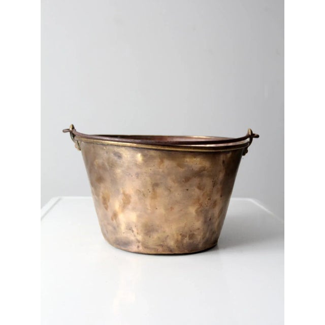 Metal Antique Brass Kettle For Sale - Image 7 of 13