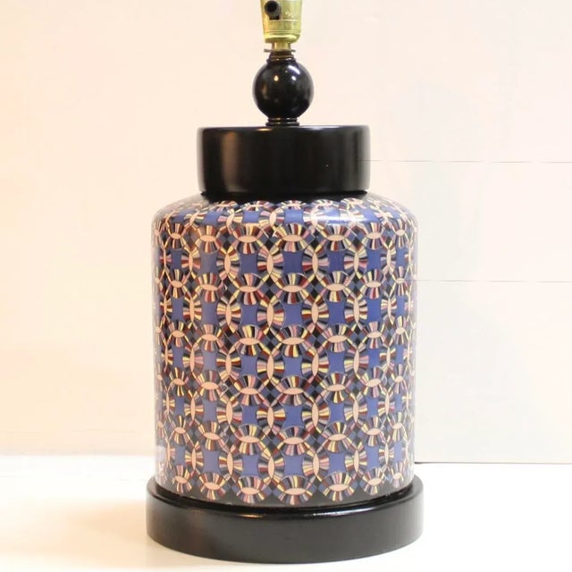 Wood 1989 Tyndale Lamp Co Small Table Lamp For Sale - Image 7 of 8