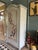 Antique Painted Pine Armoire with Chinoiserie Panel, 1890s For Sale - Image 6 of 14
