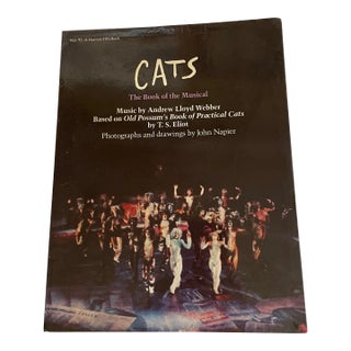 1983 Vintage Paperback “Cats-The Book of the Musical” Playbook For Sale