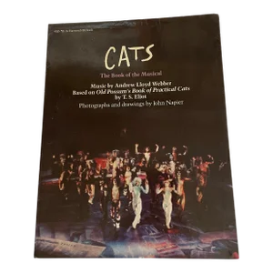 1983 Vintage Paperback “Cats-The Book of the Musical” Playbook