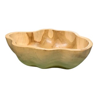 Medium Wooden Bowl For Sale
