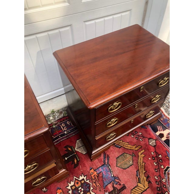 Henredon Solid Mahogany Nightstands Chairish
