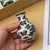 Set of 5 Vintage Cloisonné Enamel Miniature Vases – Silver-Blue Technique, Floral Motif For Sale In Los Angeles - Image 6 of 8