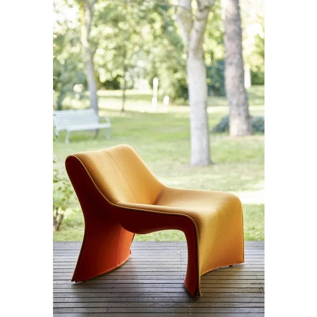Mid-Century Modern Cloth Chair from Cassina For Sale - Image 3 of 9