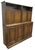 Pair of Traditional style solid wood cabinets with original pulls and hardware. There are display compartments above the...