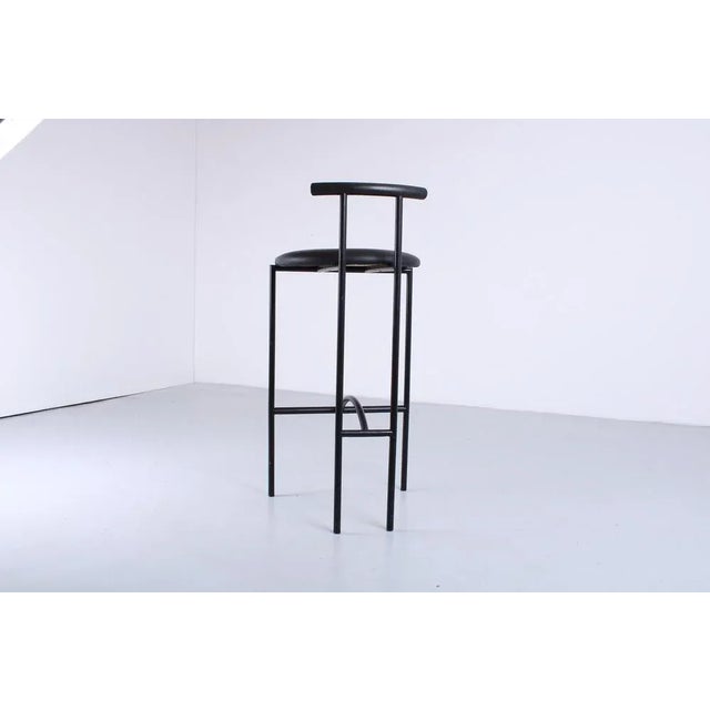 Tokyo Black Stool by Rodney Kinsman for Bieffeplast, 1980s For Sale - Image 11 of 18