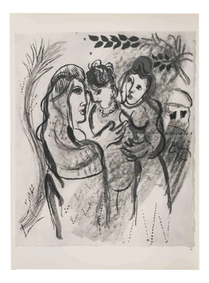 Marc Chagall, The Three Women, Héliogravure, 1960
