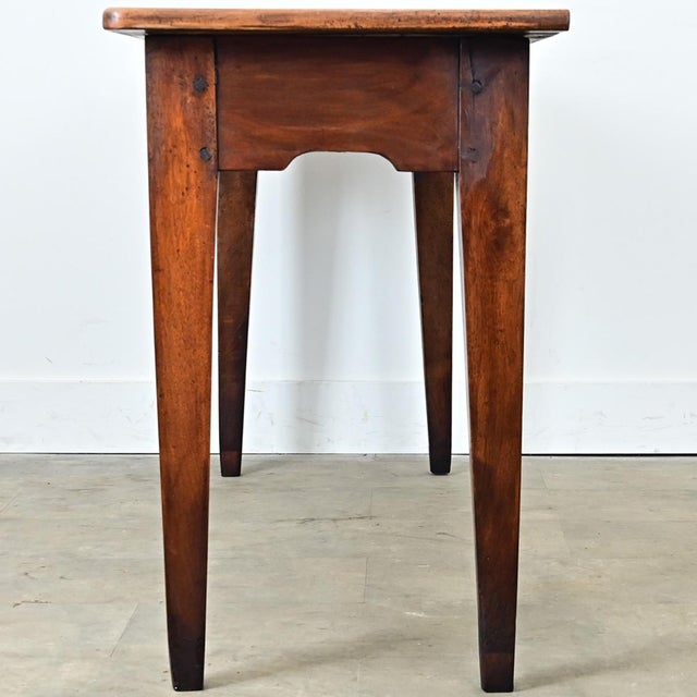 Wood French 19th Century Solid Walnut Console For Sale - Image 7 of 10