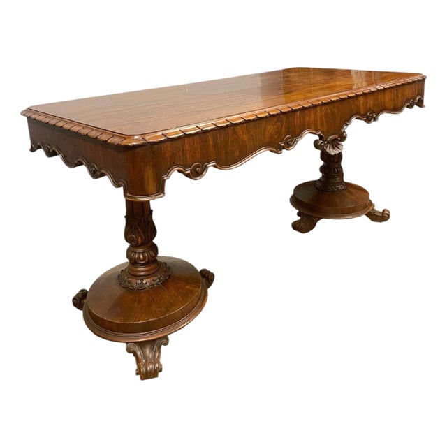 William IV Desk in Mahogany, 1840 For Sale