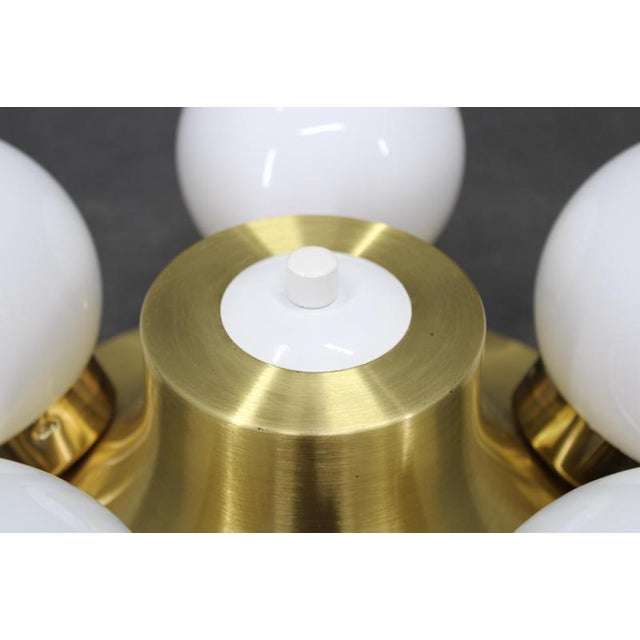 Mid-Century Brass Flush Mount Lights, 1970s, Set of 2 For Sale - Image 10 of 13