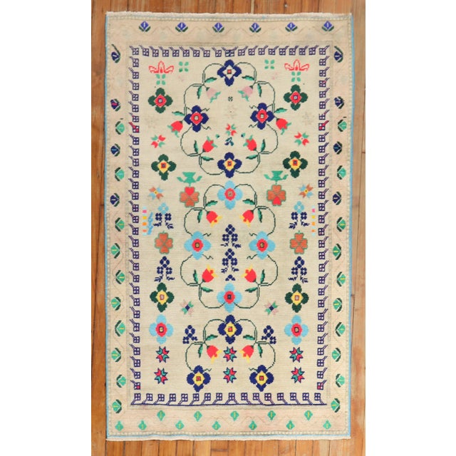 Vintage Turkish Anatolian - 2'9" x 4'8" For Sale In New York - Image 6 of 6