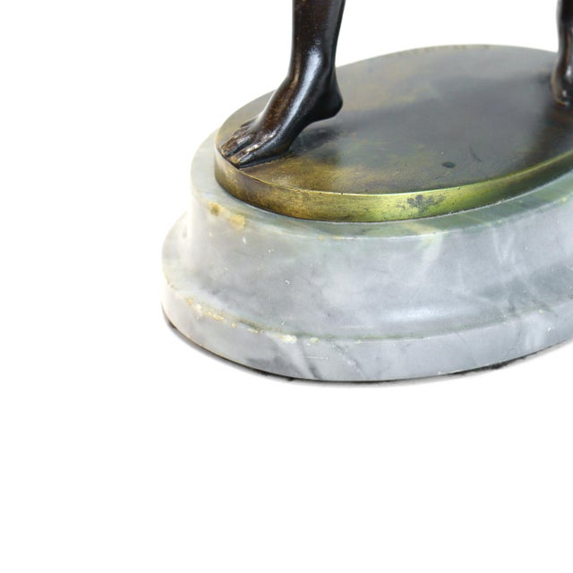 Antique C. Rochlitz "Tänzerin" (Dancer) Bronze Sculpture, Circa 1920 For Sale - Image 13 of 14