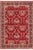 Shabby Chic Floral 1990's Pak-Persian Red/Blue Wool Rug - 6'1'' X 9'1'' For Sale - Image 9 of 9