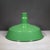 Benjamin 16" Enameled Porcelain Green Industrial Pendant Lights c.1950-Set of Two For Sale In San Francisco - Image 6 of 11