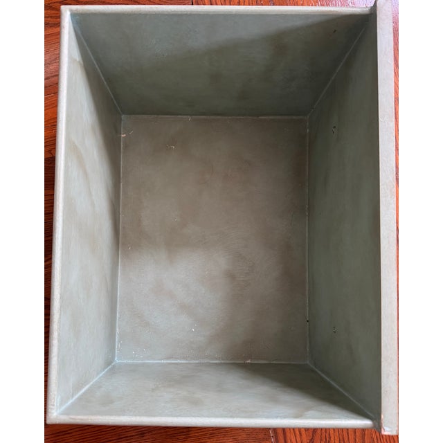 Late 20th Century Green Painted Tall Cabinet.with Four Drawers For Sale - Image 10 of 11