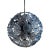 Chrome and Crystal Glass Flower-Bucket Starburst Ballroom Pendant Light, Germany, 1960s For Sale - Image 11 of 11