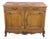 Antique Louis XV French Provincial Walnut Rouge Marble Buffet Sideboard Commode For Sale