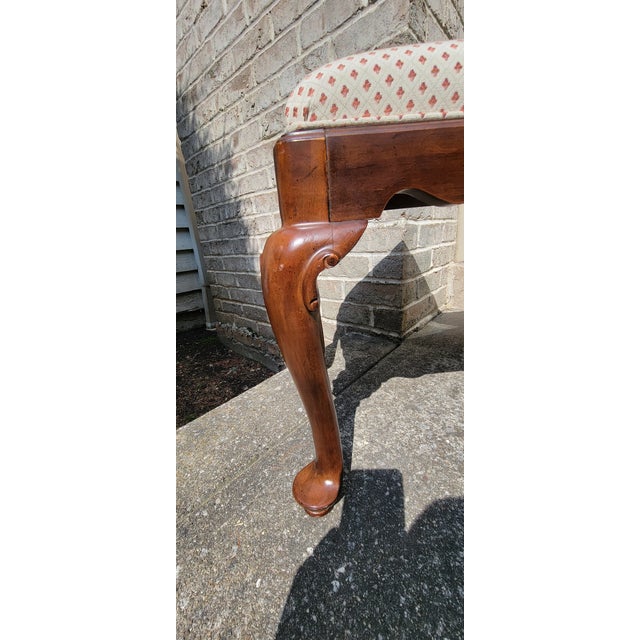 Vintage Ethan Allen Traditional Classics Bench For Sale - Image 14 of 16