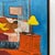 Matisse Style Vintage Mid Century Modernist " Bedroom, Afternoon Napping " Framed Original Post-Impressionist Impasto Oil Painting on Linen For Sale - Image 13 of 18