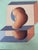 Brown Metaphysical Geometric Bio Pink Pipe, 1969, Oil Painting on Canvas, Framed For Sale - Image 8 of 12