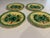 Ceramic Set of 4 Antique Sarreguemines French Majolica Grape Leaf Plates - C. 1890 For Sale - Image 7 of 12