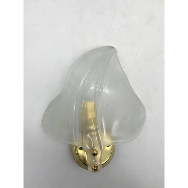 Wall lamp, pair of the applique attributed to Seguso. Very special pair of applique. Each Applique has 1 E14 lamp holder...