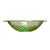 A beautiful set of five vintage Art Deco uranium glass dessert bowls comprising one large serving bowl and four matching...