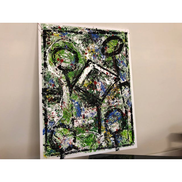 Original Abstract Painting - Acrylic on Canvas For Sale In Seattle - Image 6 of 9