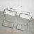 Mid-Century Modern Campaign Style Directors Chairs White & Chrome Attributed Robert Kjer Jakobsen for Virtue Brothers For Sale - Image 9 of 12