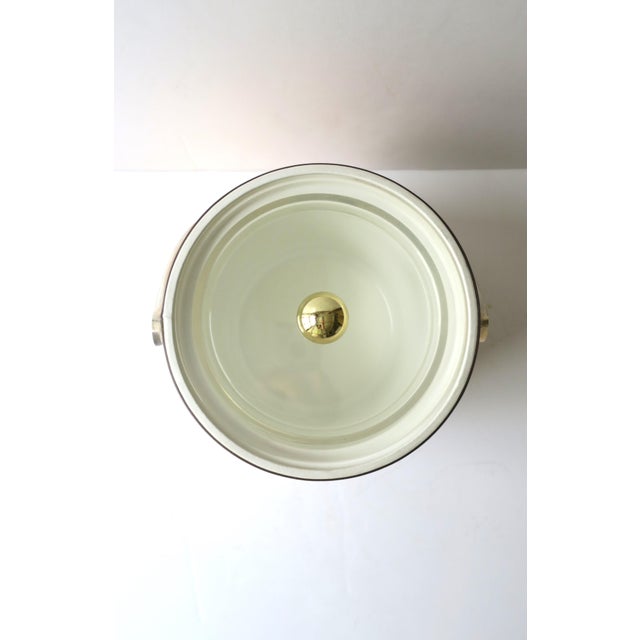 Metal '70 Modern Ice Bucket or Wine Cooler For Sale - Image 7 of 9